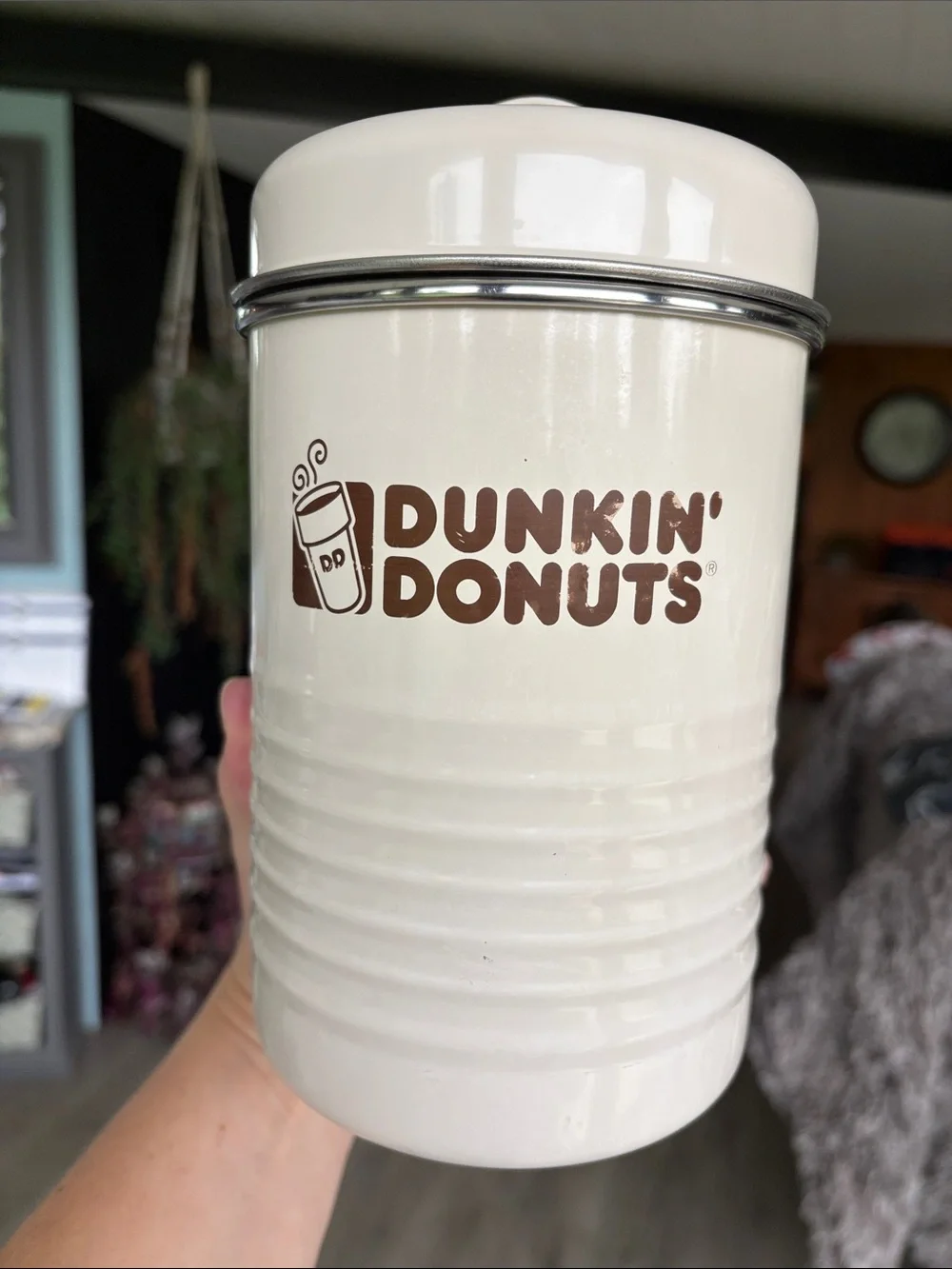 ☕️ Dunkin’ Donuts Coffee Canister/Tin!